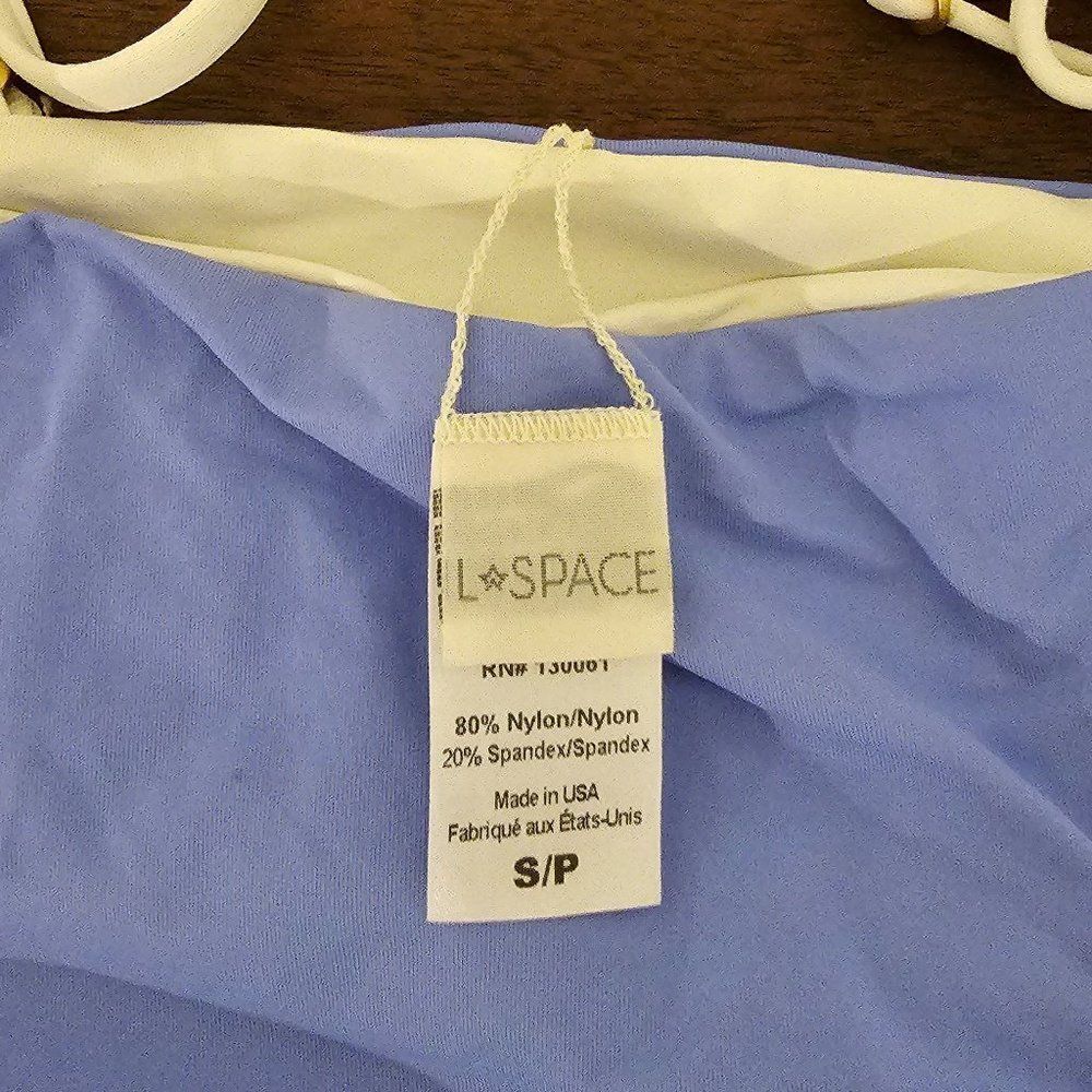 L*Space American Rebel Heart Bikini Set Sz S (Top), M (Bottom) - Picture 3 of 4